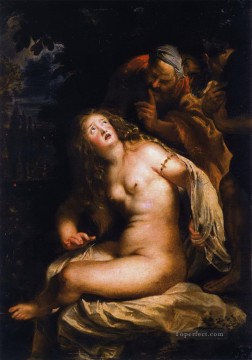 Pedro Pablo Rubens Painting - Susana y los ancianos Peter Paul Rubens